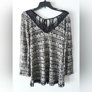 A'Reve Lace Top With Ties